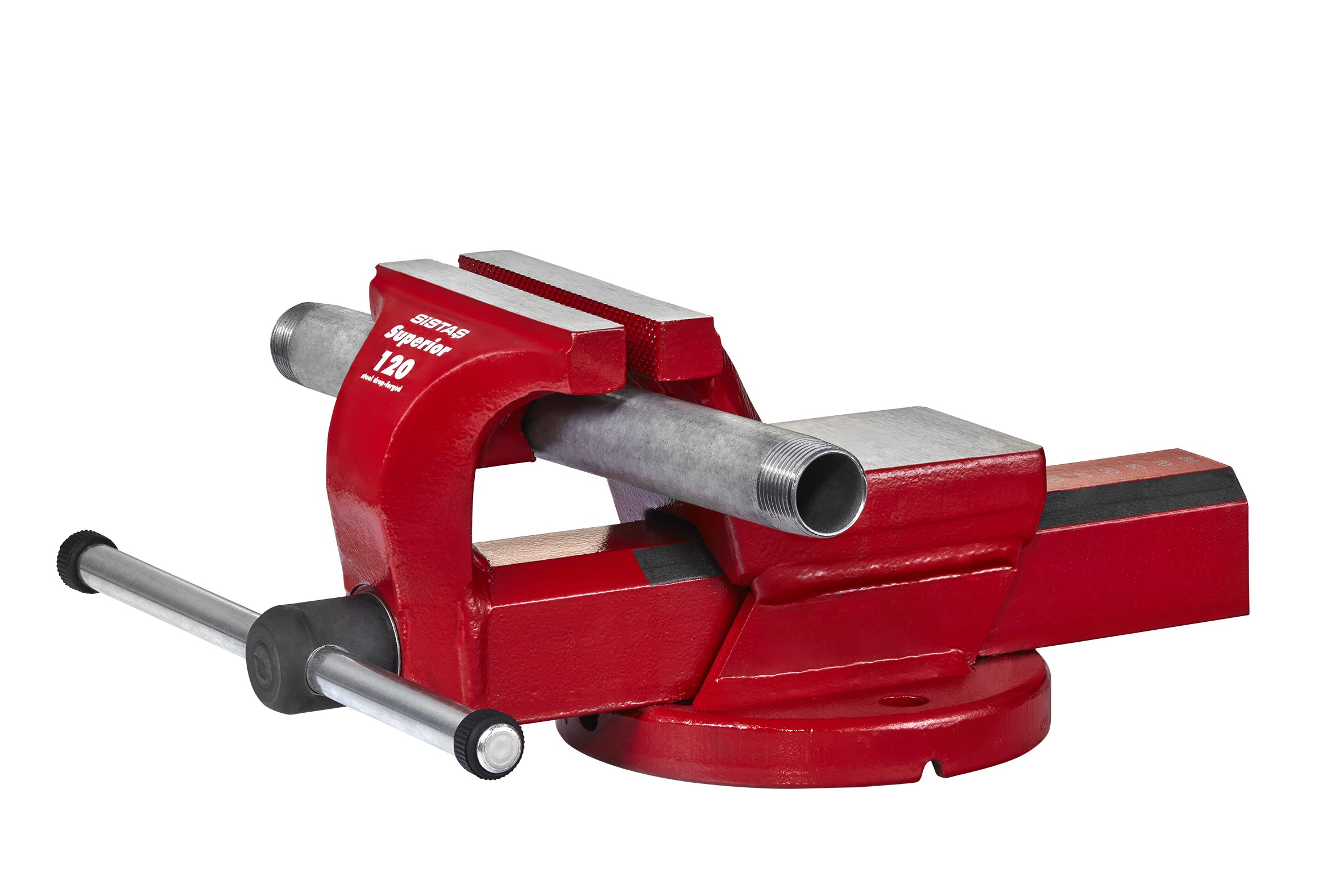 SISTAS Superior 120 Rohrschraubstock - Rot